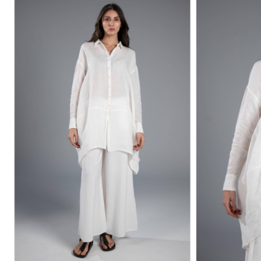 Elemente Clemente White Button Up Long Shirt